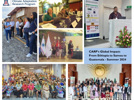 Collage of photos from the CARP program